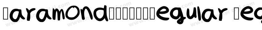 GaramondMTW03-Regular RegularVersio字体转换